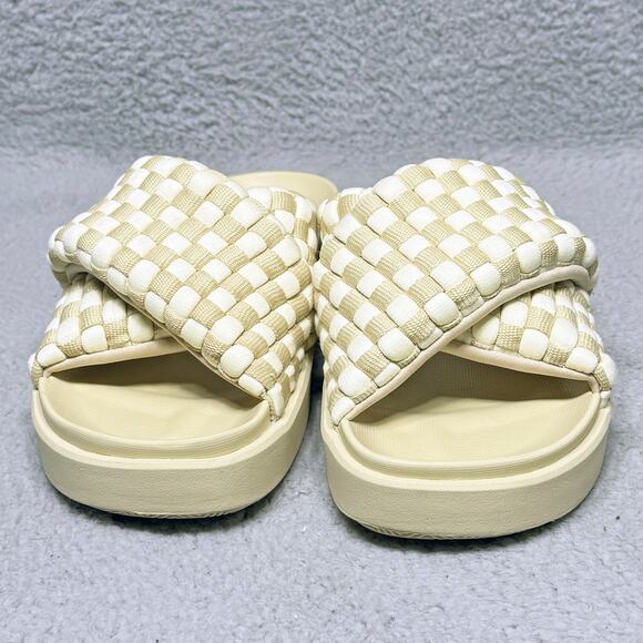 Nike Air Jordan Sophia Womens Size 11 Slide Sandals Team Gold White DO8863-701 - Picture 2 of 9